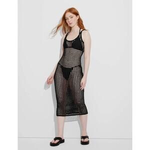 Wild Fable Women's Crochet Black Dress; Size XX-small